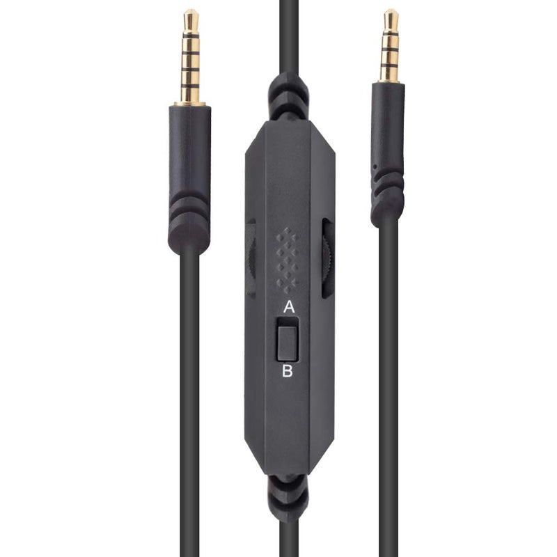 Learsoon A50 Headsets Cord Replacement Inline Mute & Mic Volume Control Audio Cable Compatible with Astro A10 A40 A30 A50 and Logitech G633 G933 Gaming Headphones, Work for Xbox One Play Station4 PS5 Switch - Image 1